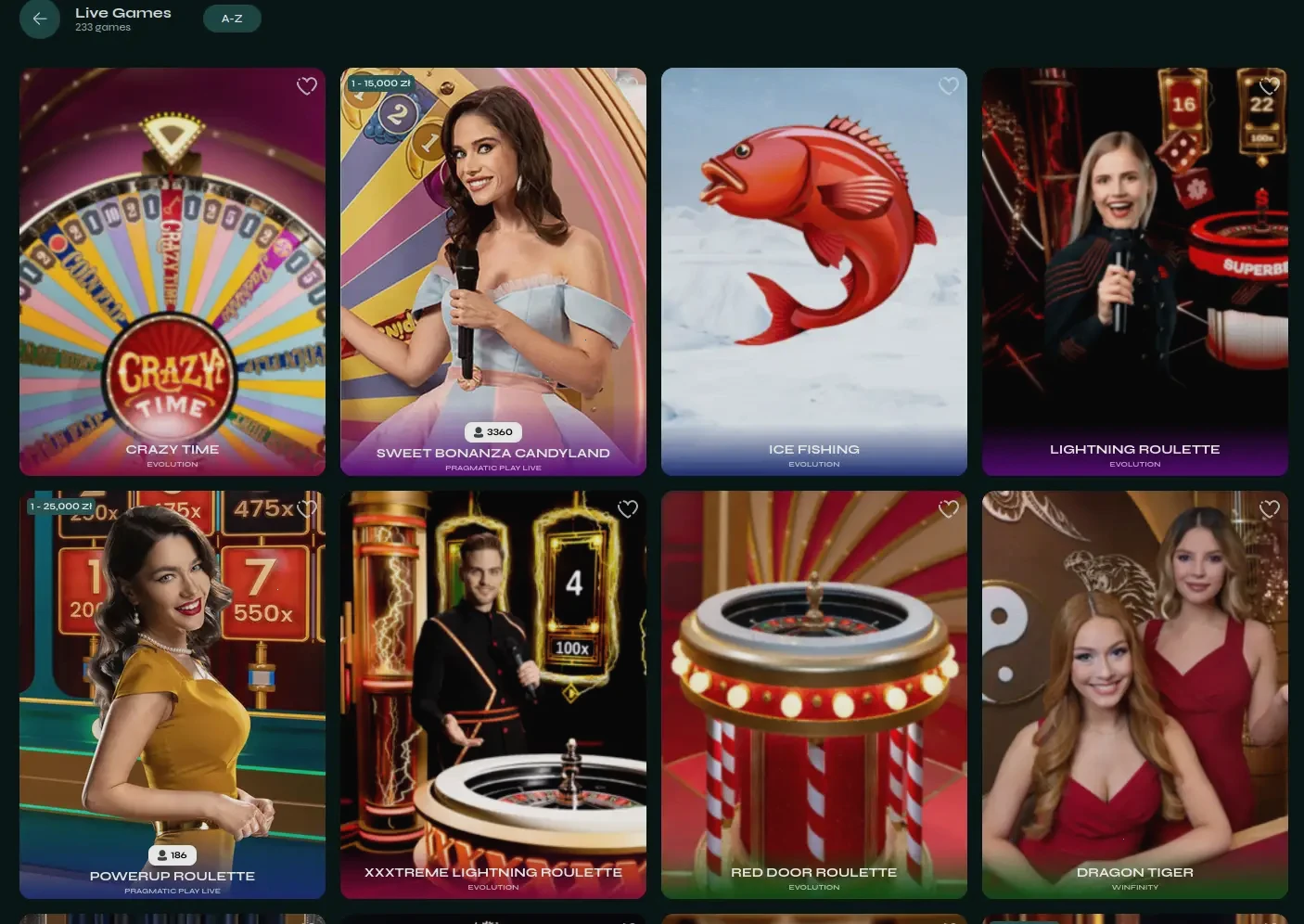 Mr Punter online casino interface voor Nederlandse spelers